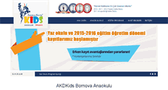 Desktop Screenshot of akdkidsbornova.com